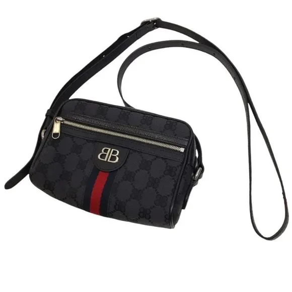 Balenciaga Bags Balenciagax Gucci Hacker Camera Bag Black